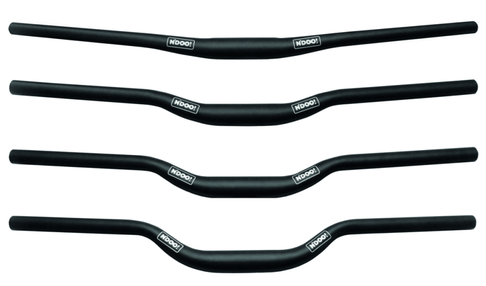 N`DOO Alluminium Lenker black 31.8mm,  690mm,