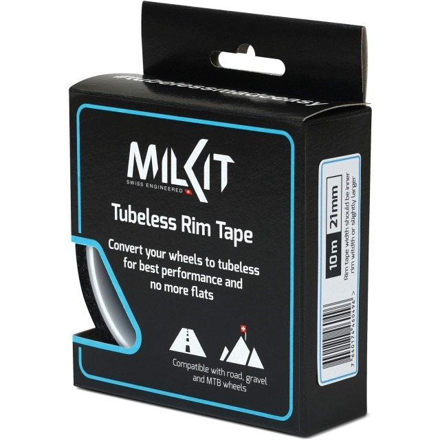 milKit Felgenband Tubeless Rim Tape, 29mm, 10m, schwarz