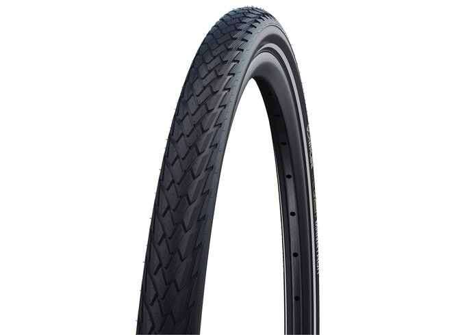 Schwalbe Pneu Green Marathon 26x1.25 GG Starr mit Reflexstreifen black