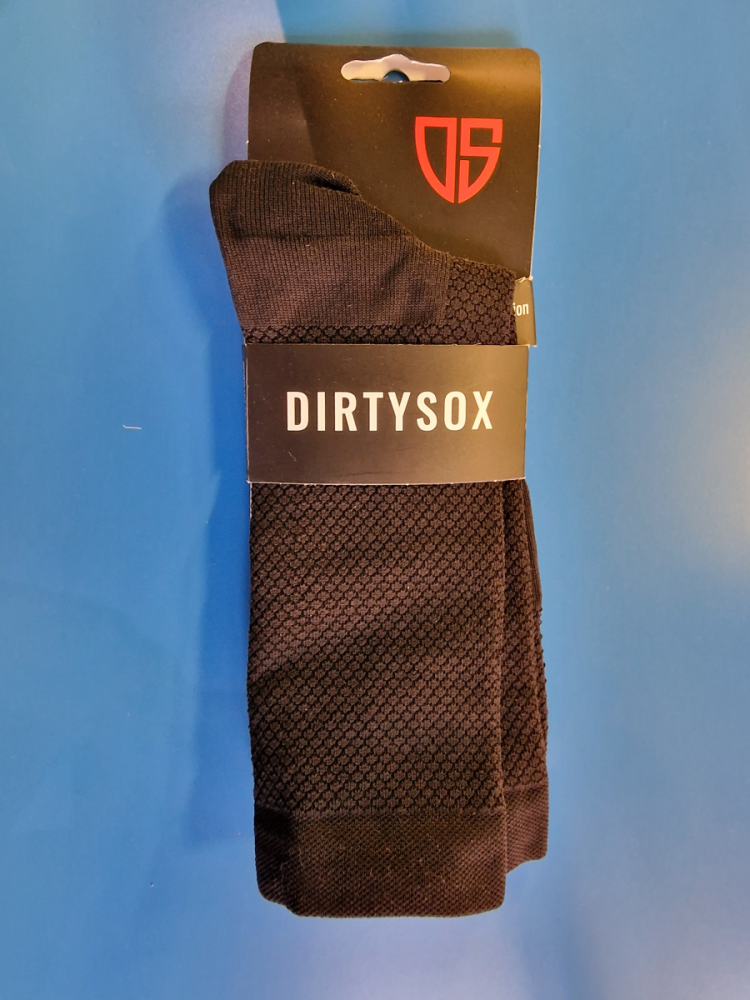DirtySox Dirtysox Pure vented Cycling Socks Black 20cm, Gr.L
