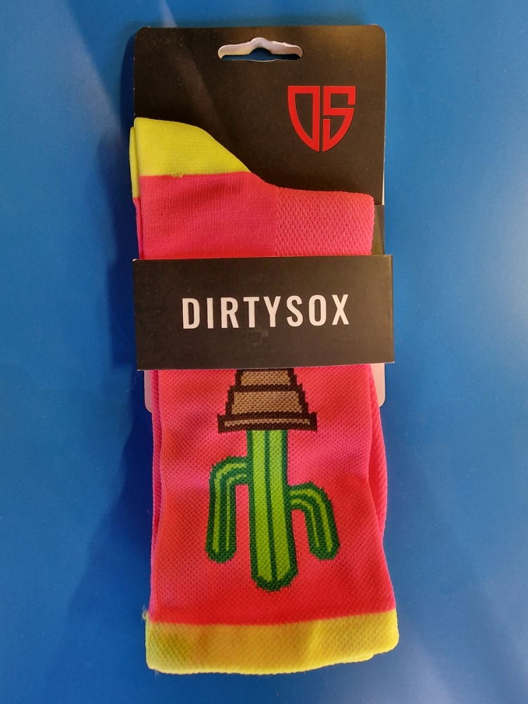 DirtySox Dirtysox Cactus by Tino, Cycling Socks - 18 cm, Gr.M