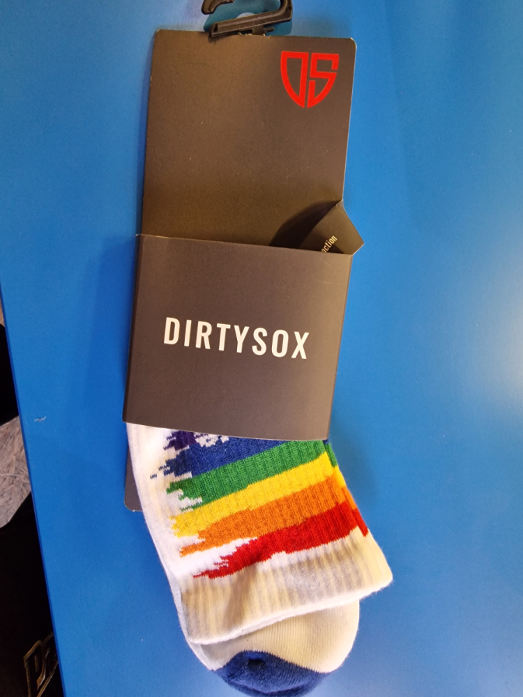 DirtySox Dirtysox Love is Love MTB Trail Socks White  15 cm, Gr.S