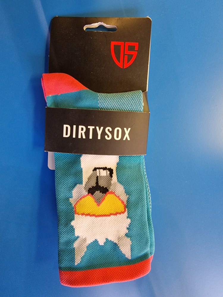 DirtySox Dirty Sox, Lama Cycling Sock  15 cm, Petrol, S