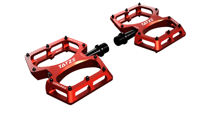 Tatze CONTACT CNC KIDS - KINDERPEDAL Rot