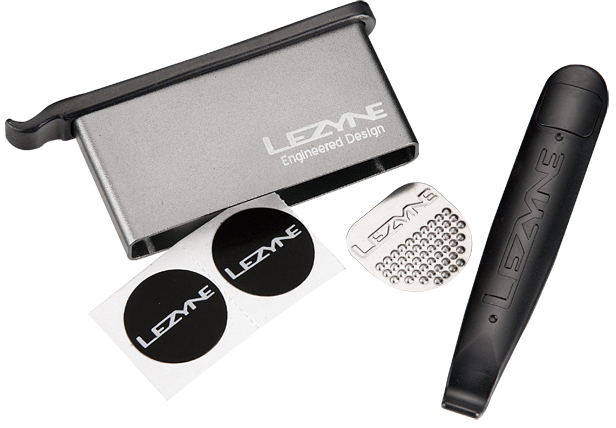 Lezyne Lezyne Reparaturset Lever Kit Lite Grey, Waterproof Aluminium Container