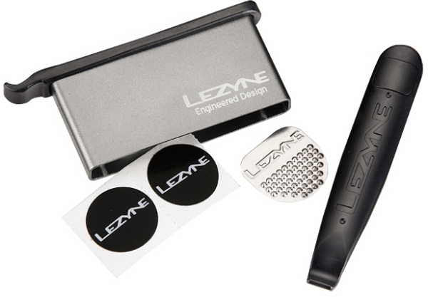 Lezyne Lezyne Reparaturset Lever Kit Lite Grey, Waterproof Aluminium Container