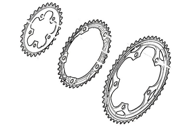 Shimano Shimano Kettenblatt 105 FC-5703 30 Zähne silber