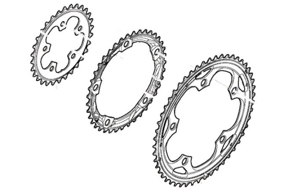 Shimano Shimano Kettenblatt 105 FC-5703 30 Zähne silber